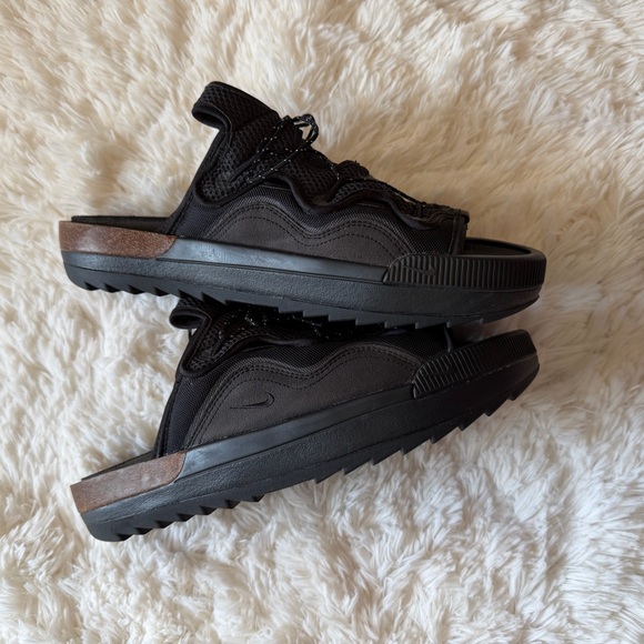 Nike Offline 2.0 men's mule sandals in black Size 12.5 - Picture 3 of 5
